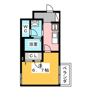 カーサ浮間【2階】の間取り