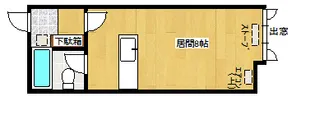 クリスタルハイツ【1階】の間取り