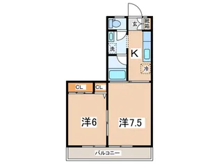 メゾン錦ケ丘【2階】の間取り