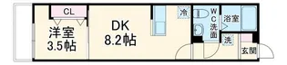 AJ勝田台【1階】の間取り