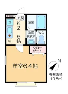 パインヒル西小岩【2階】の間取り