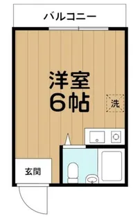 メゾンパークサイド【2階】の間取り