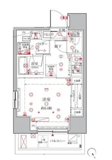 クレイシアIDZ三田【3階】の間取り