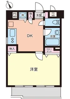 ジェイパーク武蔵小山【4階】の間取り
