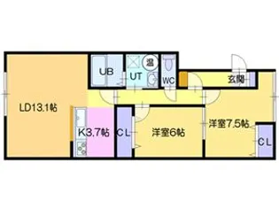 SJP The class5【1階】の間取り