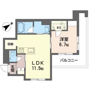 ベルカント【2階】の間取り