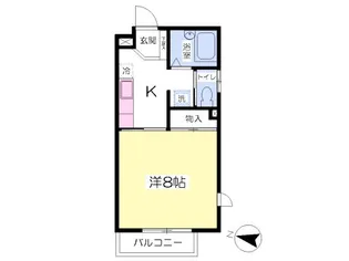 コーポヤマト【1階】の間取り