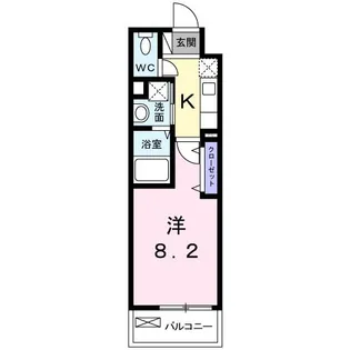 バンブー ラン【3階】の間取り