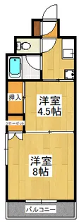 ロックグランデ【3階】の間取り