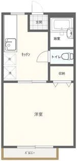 サンジェルシーネ【1階】の間取り