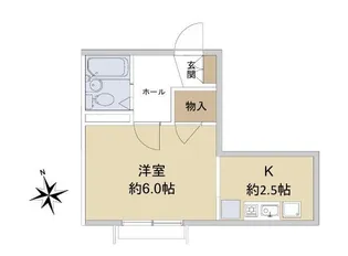メゾン長谷川【1階】の間取り