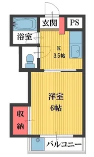 ハイムハルミ【3階】の間取り
