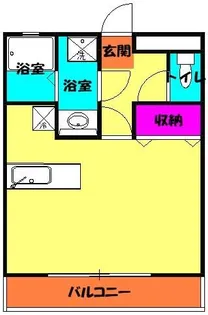 ALM HAUS【2階】の間取り