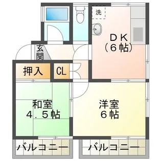 コテージ・T【2階】の間取り
