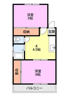 ニュー出来島コーポラス【3階】の間取り
