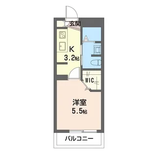 レフィナード【2階】の間取り