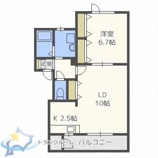 花てまり参番館【1階】の間取り