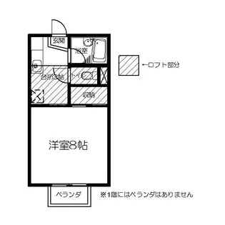 エンゼルハイム【1階】の間取り