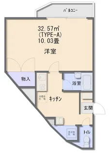 メゾン銀河【4階】の間取り