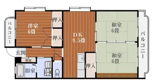 エクレールT【3階】の間取り
