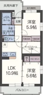 アルバ・フェリーチェ【2階】の間取り