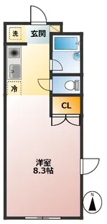 メゾン・ブン【1階】の間取り