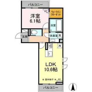 m-place【3階】の間取り