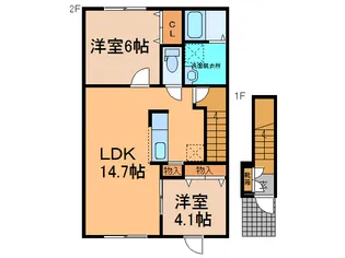カサ・ミラの間取り