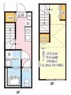 N-harbor Lagoon小机町の間取り