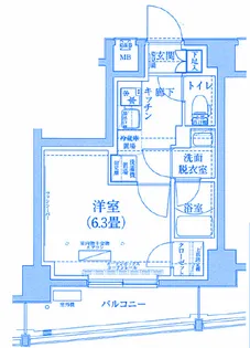 アイルプレミアム横浜ウエスト【1階】の間取り