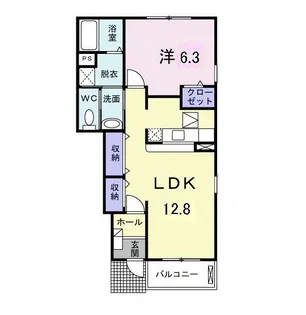 サニースクエアIII【1階】の間取り