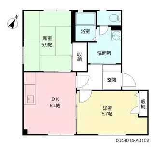 クレスト望 I棟【1階】の間取り