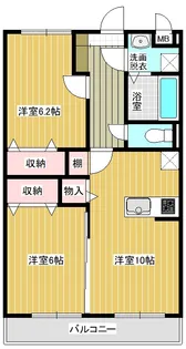 ヴァンヴェール神栖 B棟【3階】の間取り