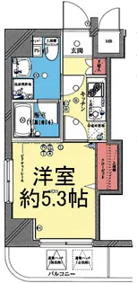 ザ・プレミアムスイートヨコハマ【9階】の間取り