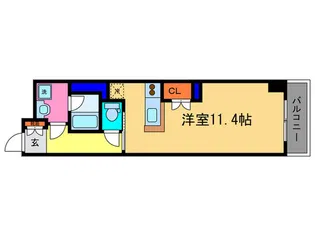 サンシティ草津駅前【2階】の間取り