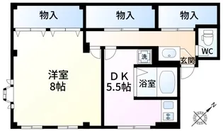 トライアルコート【3階】の間取り