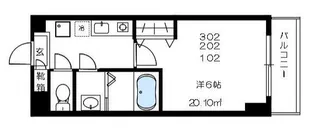 パークイースト【1階】の間取り