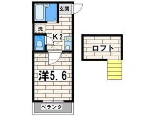 ドアボ-ジュ【3階】の間取り