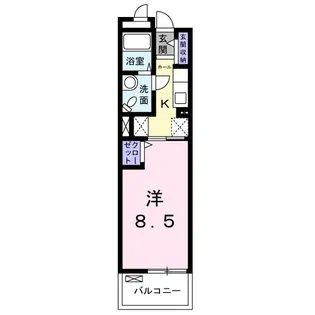 ブリリアント【3階】の間取り