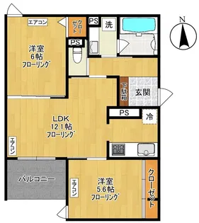 JOEIL GARDEN -ジョイル ガーデン-【3階】の間取り