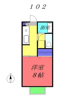 アイムズガーデン14【1階】の間取り