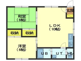櫻井アパート【1階】の間取り