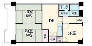 メゾンスガ【2階】の間取り