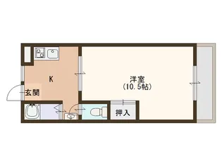 大阪府大阪市住之江区北加賀屋5【マンション】の間取り