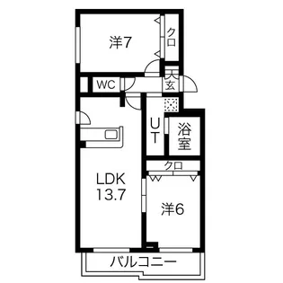 サウス ルミナーレ【3階】の間取り