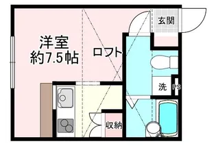 プリマ十弐番館【1階】の間取り