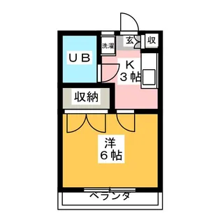 フローラハヤシ【3階】の間取り