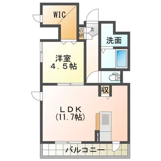 シンフォニー中町【9階】の間取り