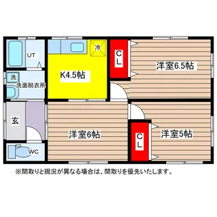 茨城県神栖市大野原中央6【一戸建】の間取り