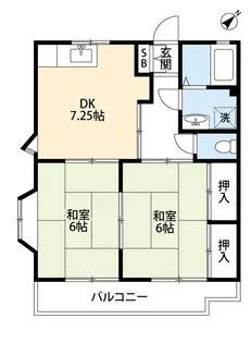 メゾンドフィオーレ【1階】の間取り